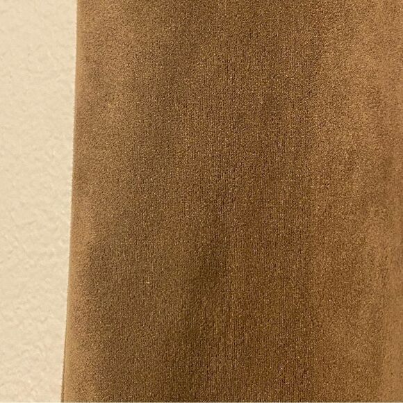 Assets Spanx pull on light brown faux suede shaping leggings  plus size 1X - Picture 8 of 13